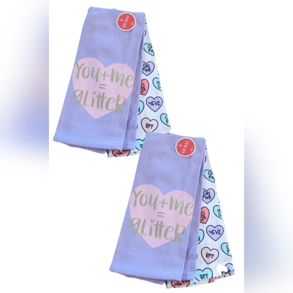 Target Other - NWT 4 Girl Power Valentine's Day Galentine's Day Dish Towels F-0237